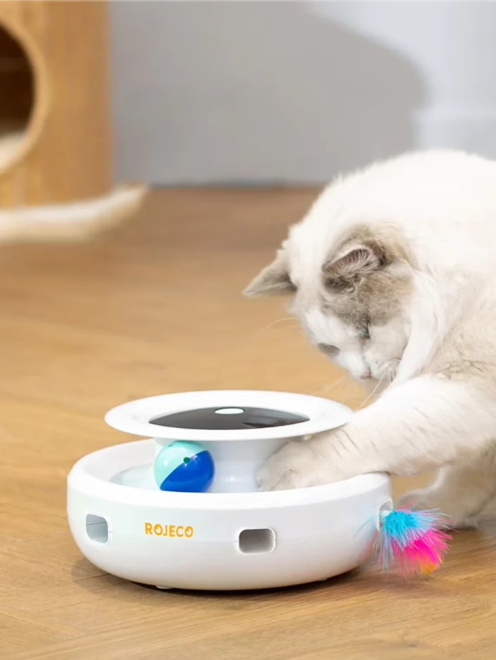 Interaktives Katzenspielzeug Mit Bewegung Led-licht