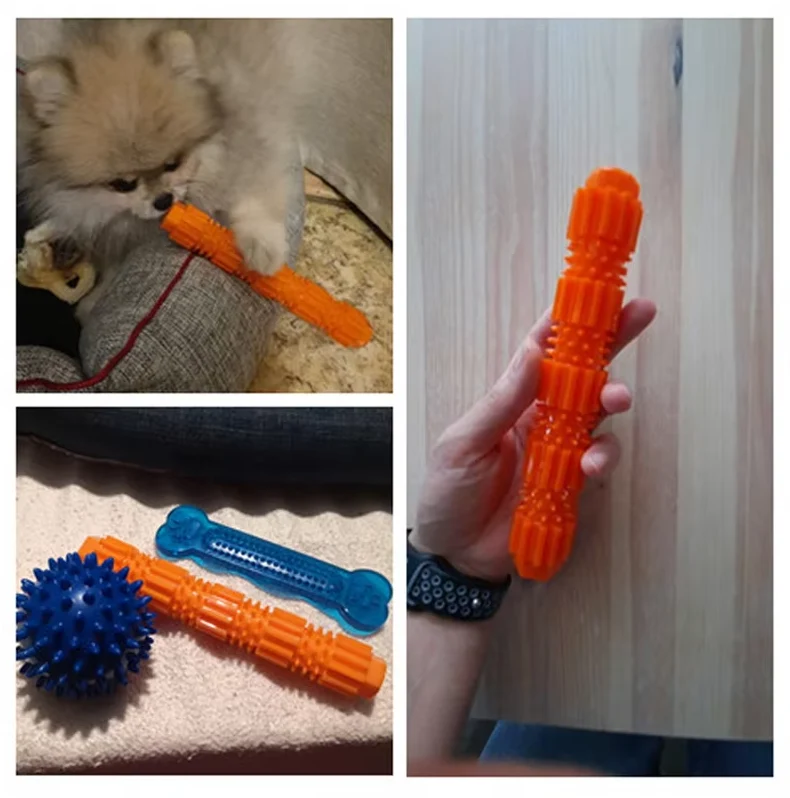 Hundespielzeug Kaustick – Robuster Beißstab Mit Leckerli-funktion Zahnpflege-Effekt