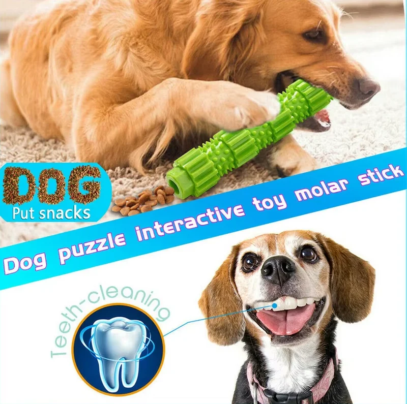 Hundespielzeug Kaustick – Robuster Beißstab Mit Leckerli-funktion Zahnpflege-Effekt