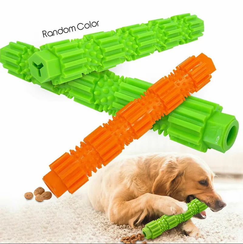 Hundespielzeug Kaustick – Robuster Beißstab Mit Leckerli-funktion Zahnpflege-Effekt
