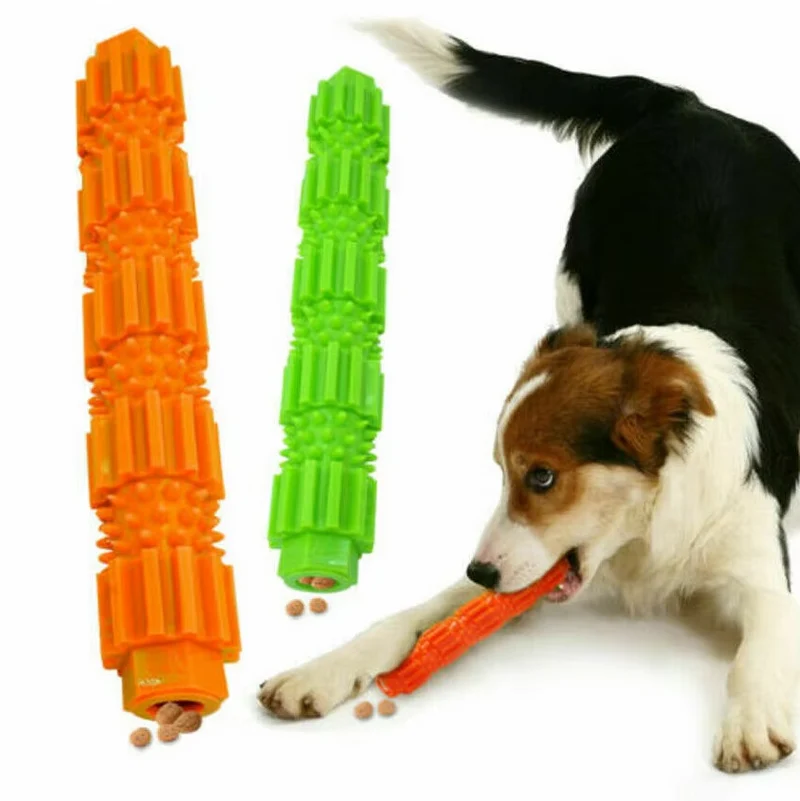 Hundespielzeug Kaustick – Robuster Beißstab Mit Leckerli-funktion Zahnpflege-Effekt