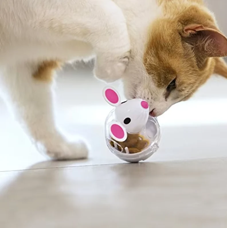 Katzenspielzeug Futterspender – Interaktive Maus Mit Leckerli-Ausgabe