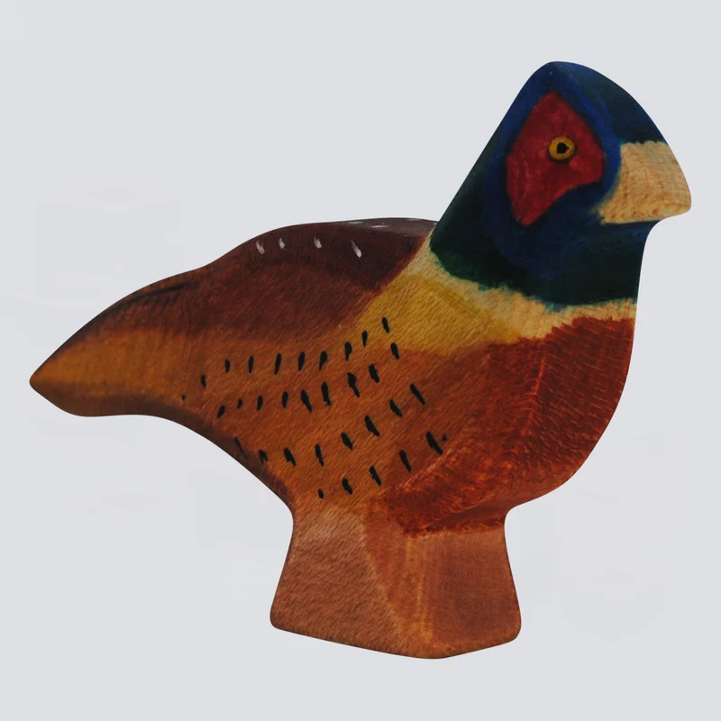 Holzwald Holzfigur Fasan
