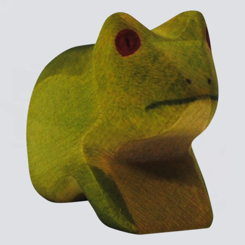 Holzwald Holzfigur Frosch