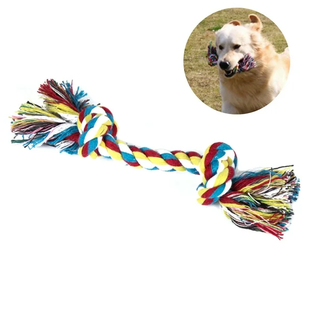 Robustes Kauspielzeug Für Hunde – Bunte Seilknoten Mit Fransen