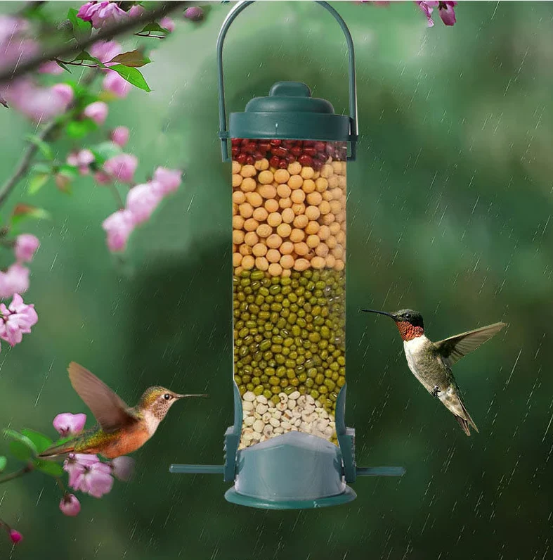 Eichhörnchensicherer Vogelfutterspender