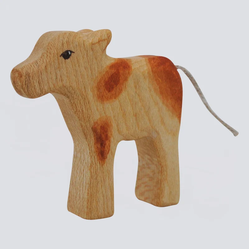 Holzwald Holzfigur Kalb