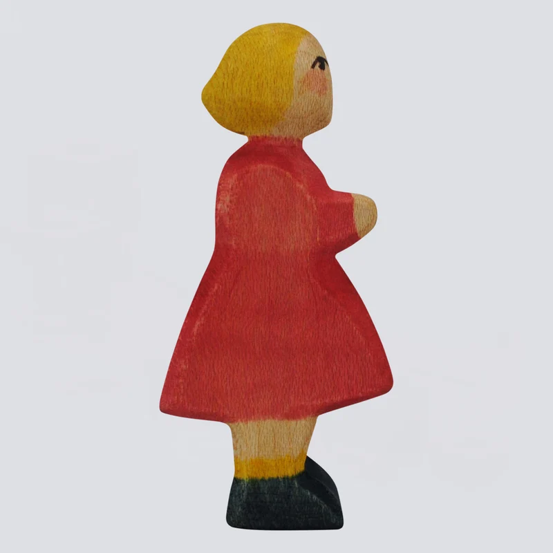 Holzwald Holzfigur Tochter