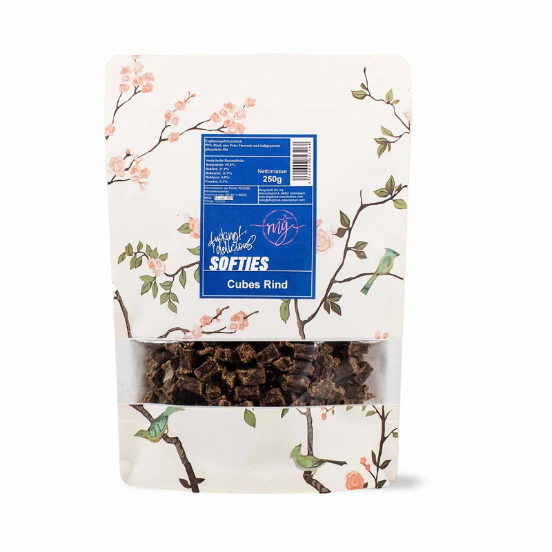 Hundeleckerli mÿ Cubes Softies, Rind