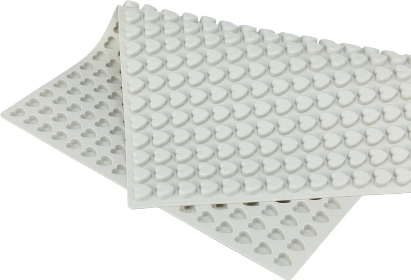 Backmatte für kleine Leckerlis in Herzform (1,2 cm)