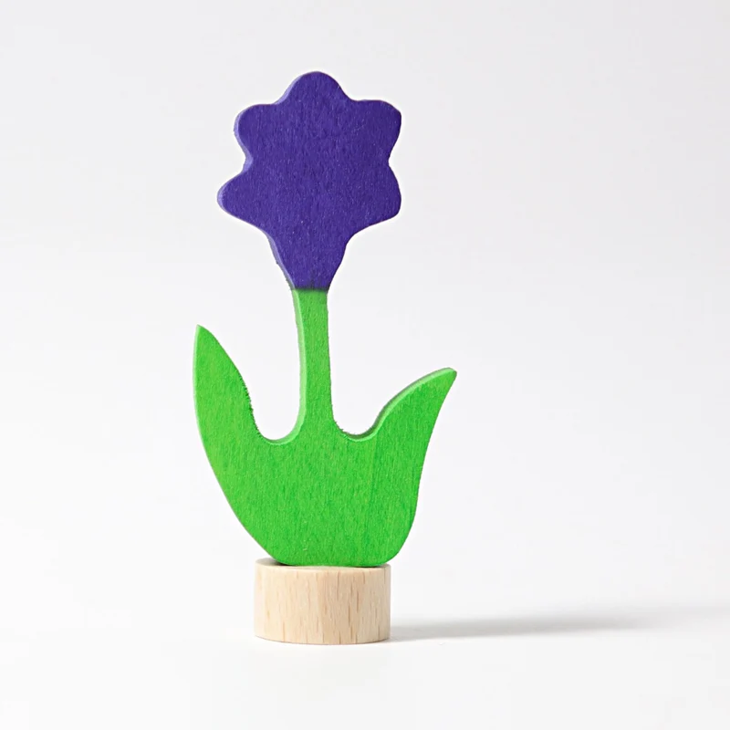 Grimm's Steckfigur Lila Blume