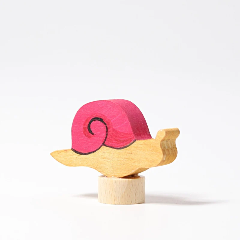 Grimm's Steckfigur Rosa Schnecke