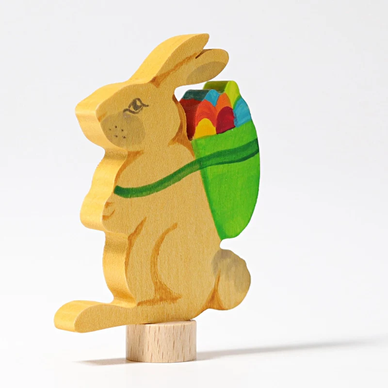 Grimm's Steckfigur Hase mit Korb