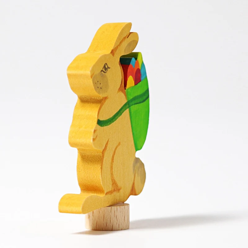 Grimm's Steckfigur Hase mit Korb