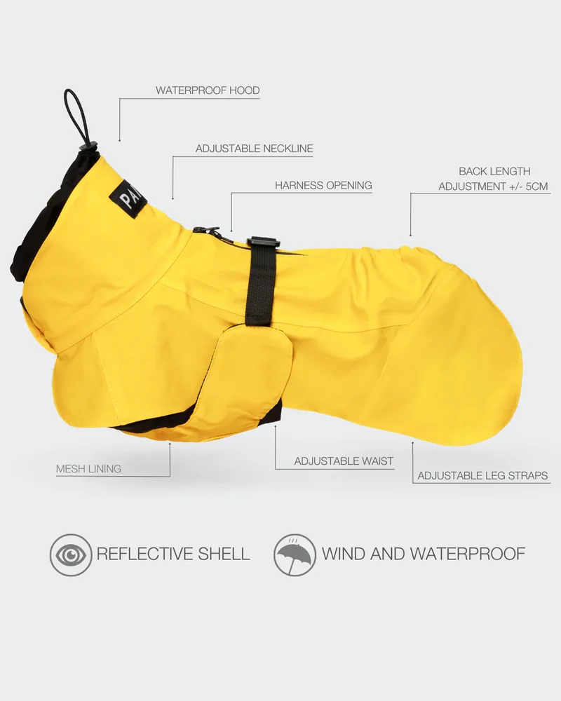 Hunderegenmantel, Visibility Lite Yellow