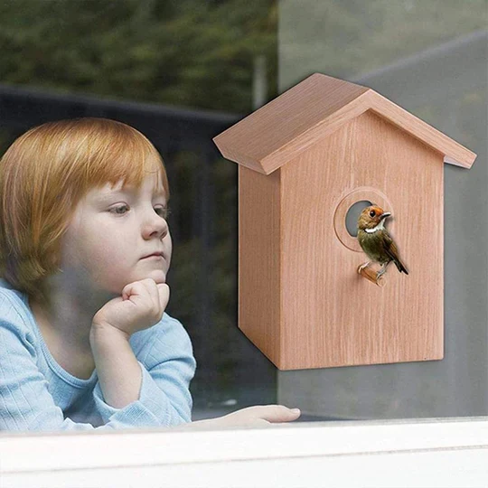 Fenster-Vogelhaus Mit Saugnäpfen