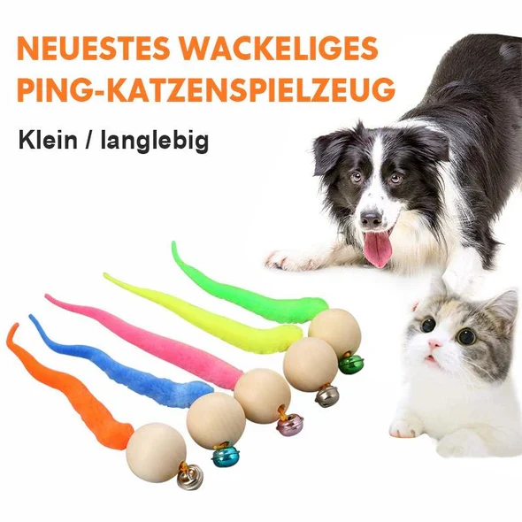 Interaktives Katzenspielzeug Mit Glocke Und Wackelschwanz