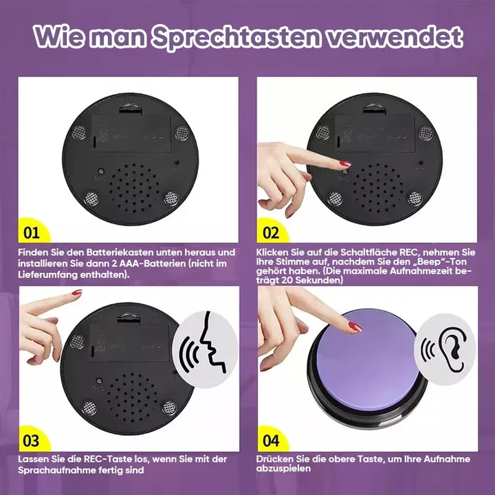 Interaktiver Sprechknopf Für Haustiere – Training & Kommunikation