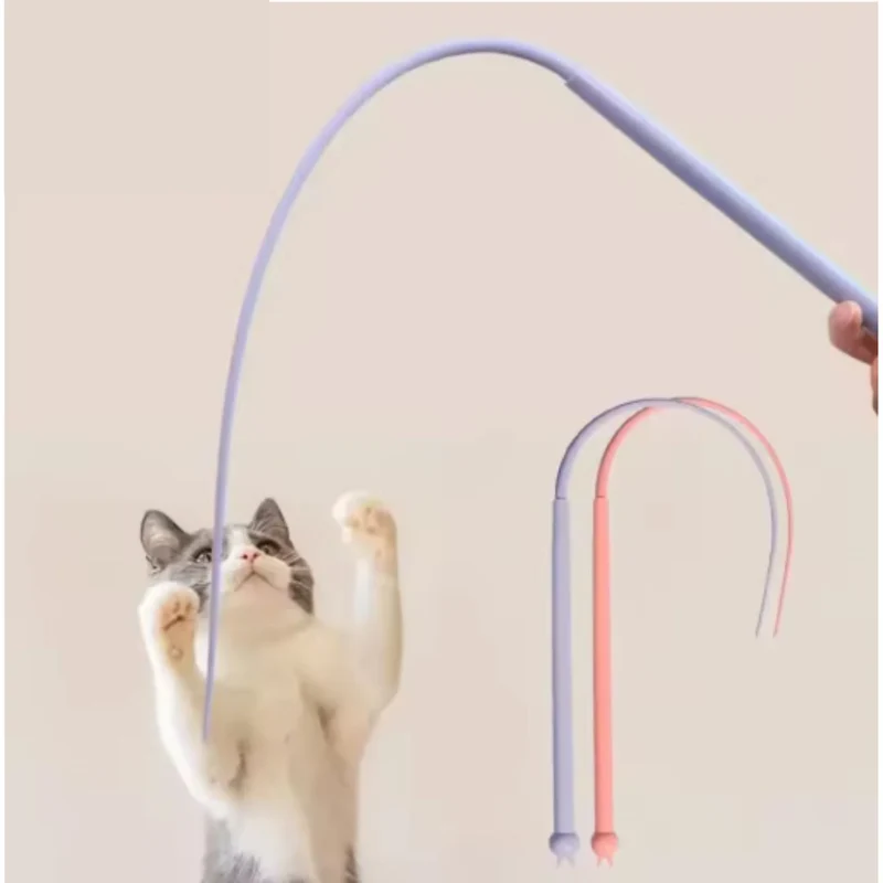 2er Set -- Flexibler Spielstab für Katzen – Interaktives Spielvergnügen