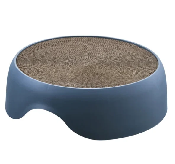 Multifunktionales Katzenbett mit Kratzfläche und Liegekissen