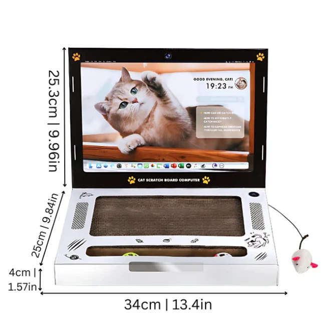 Katzen Kratzbrett Laptop