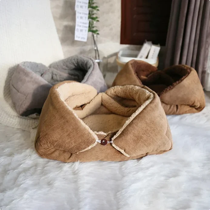 2-in-1 Kuschelbett und Decke für Katzen