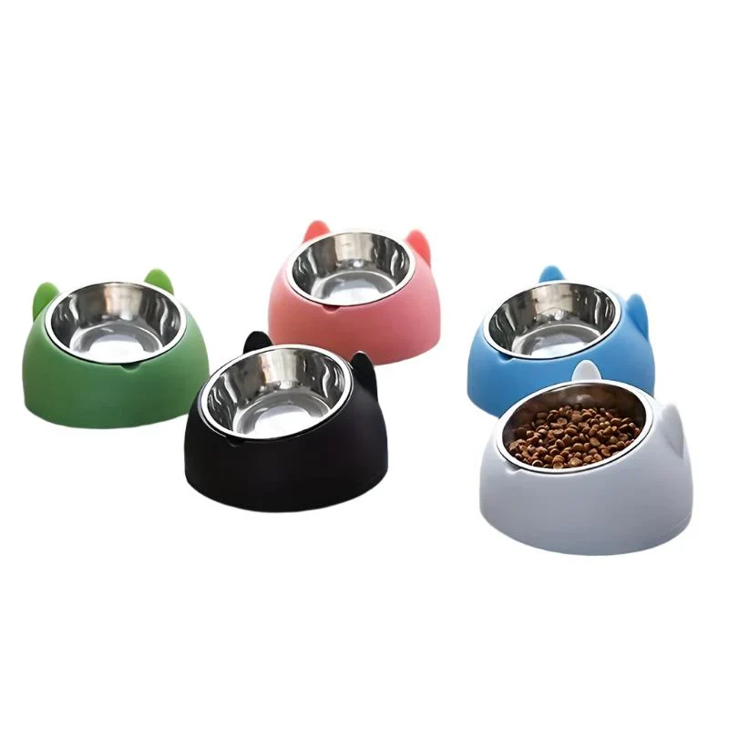 Erhöhte Ergonomische Katzenfutterschale