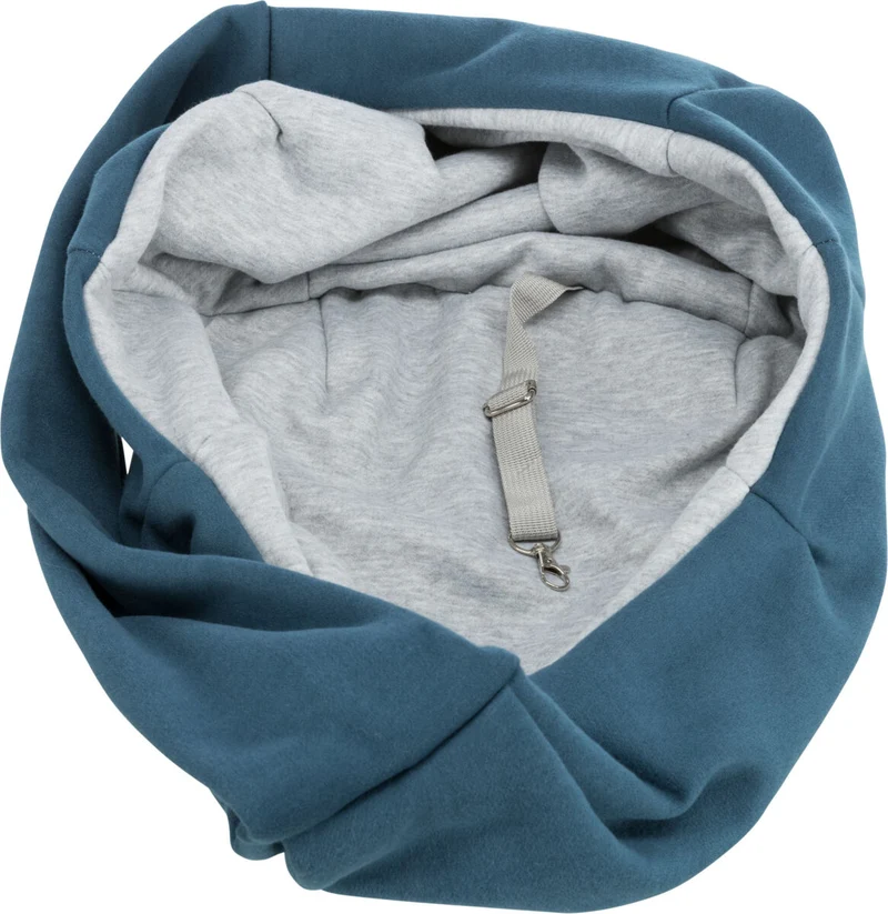 Cross-Body Hundetragebeutel Fronttasche Soft, zweifarbig aus weichem Sweatstoff