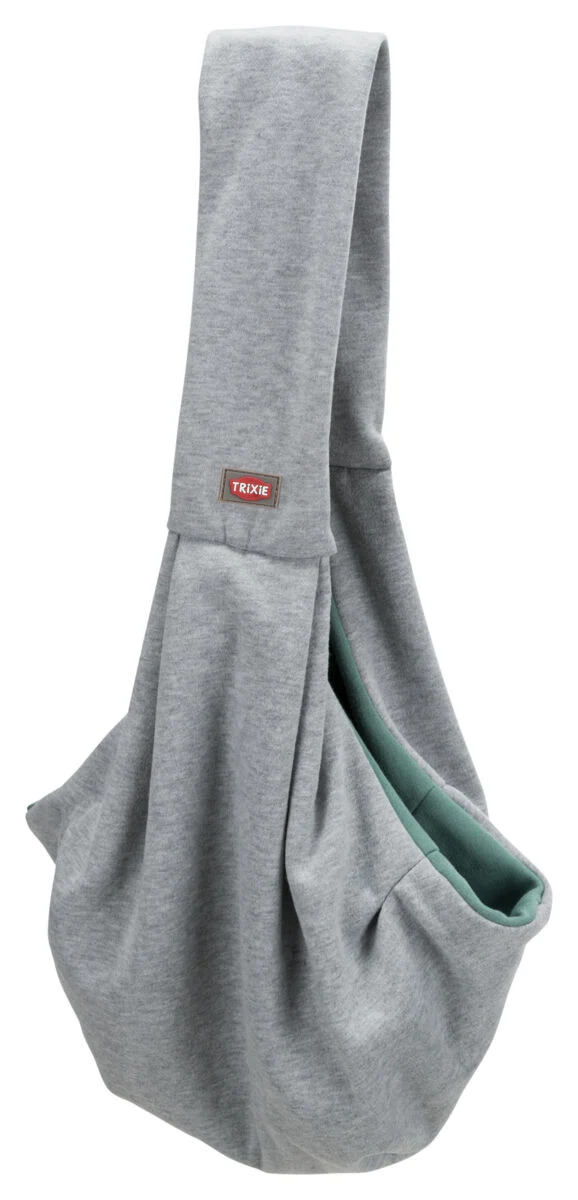 Cross-Body Hundetragebeutel Fronttasche Soft, zweifarbig aus weichem Sweatstoff