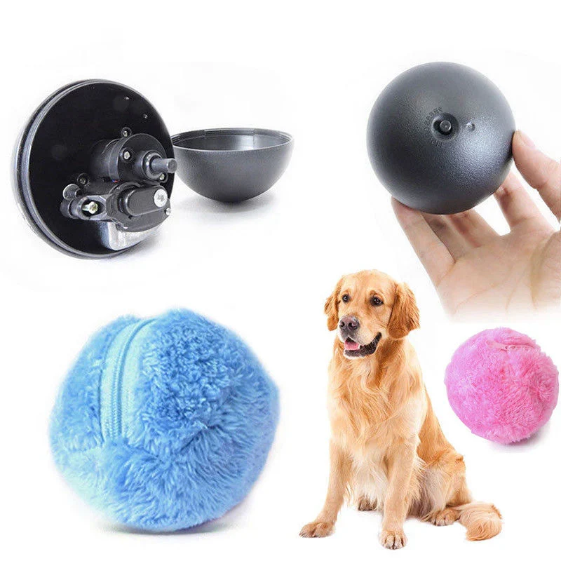 Selbstrollendes Hundespielzeug