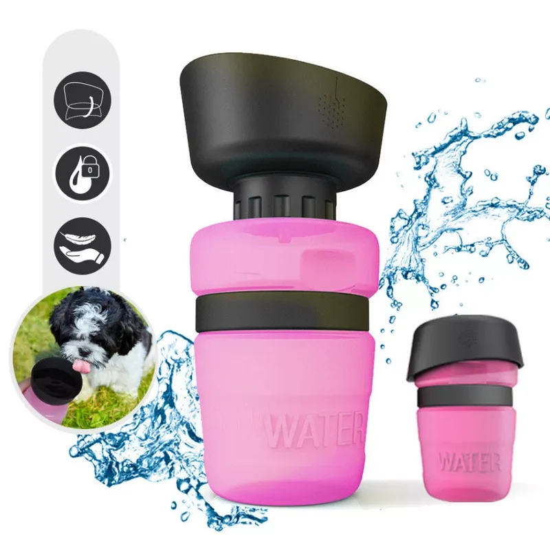Zusammenklappbare Hunde-Wasserflasche