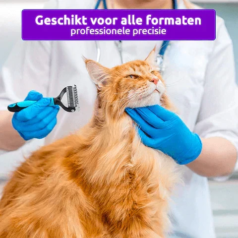 Zweiseitiger Entwirrkamm für Haustiere