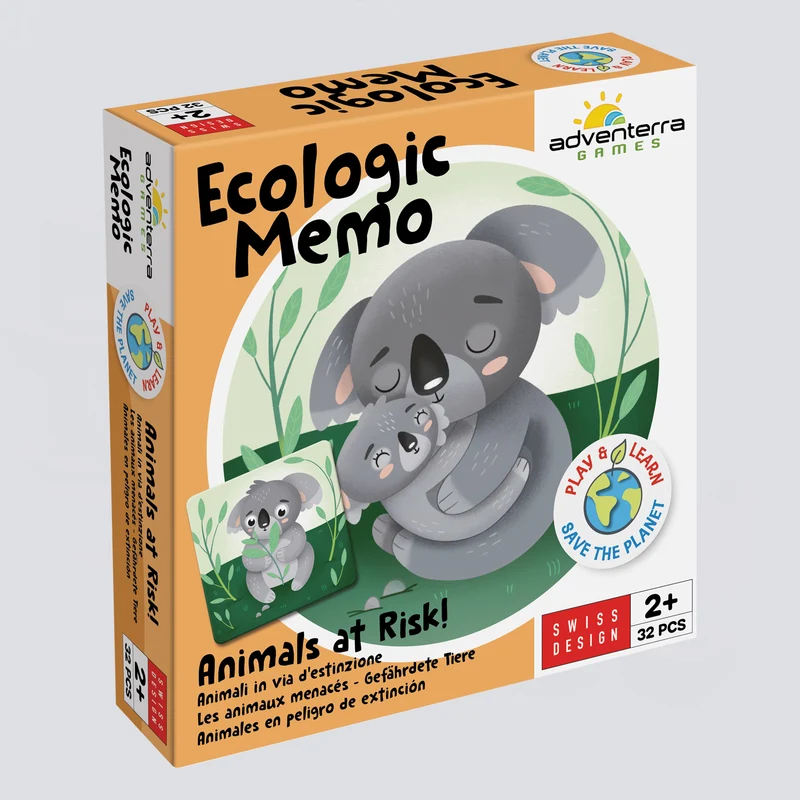 Adventerra Games Memory - Gefährdete Tiere