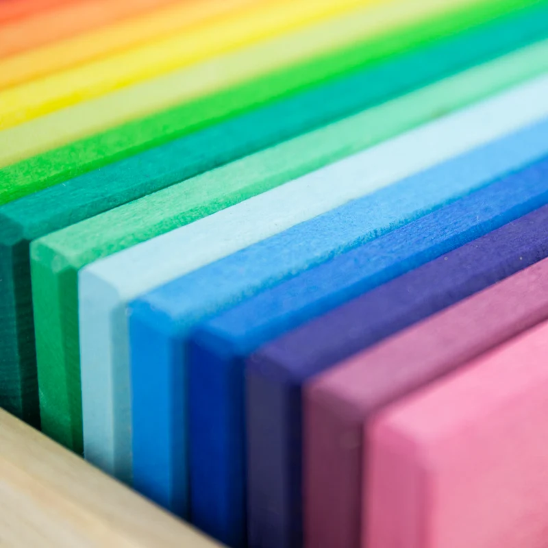 Glückskäfer Baubrettchen Regenbogen 32-tlg.