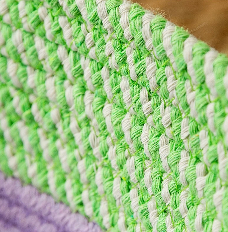 Niedliches Handgewebtes Baumwollseil Katzenbett im Tierdesign