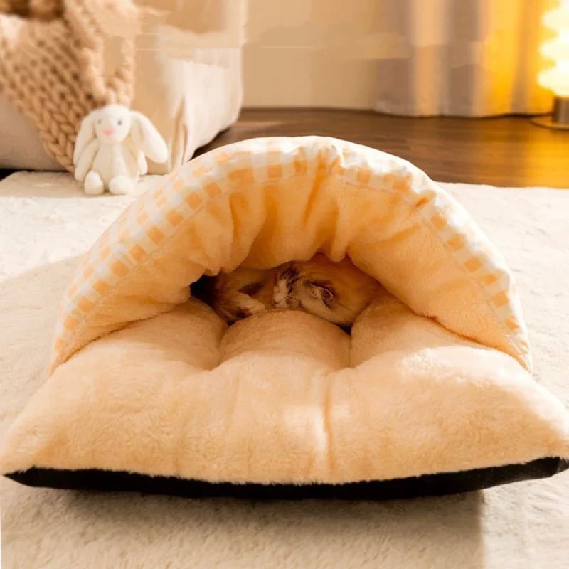 Katzen Premium Schlafsack Bett