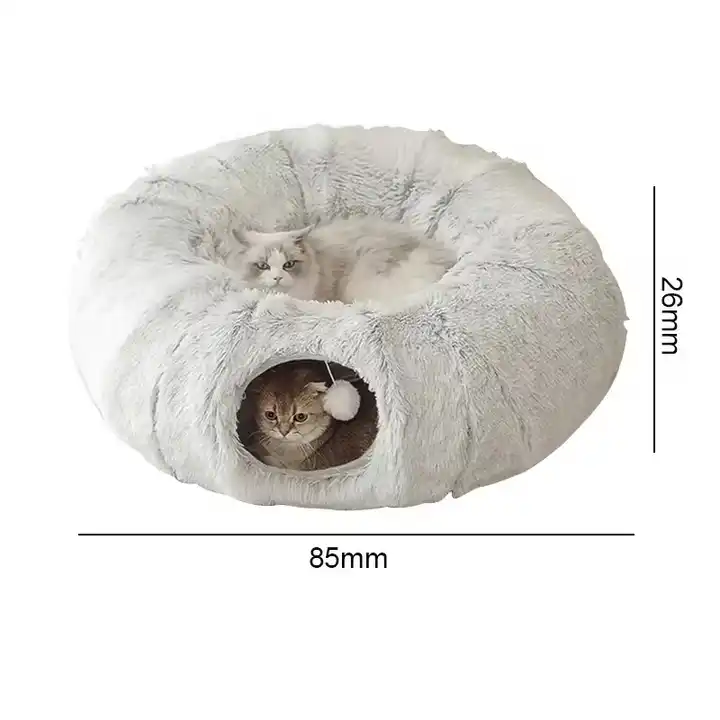 Katzen Plüschtunnel Spielbett