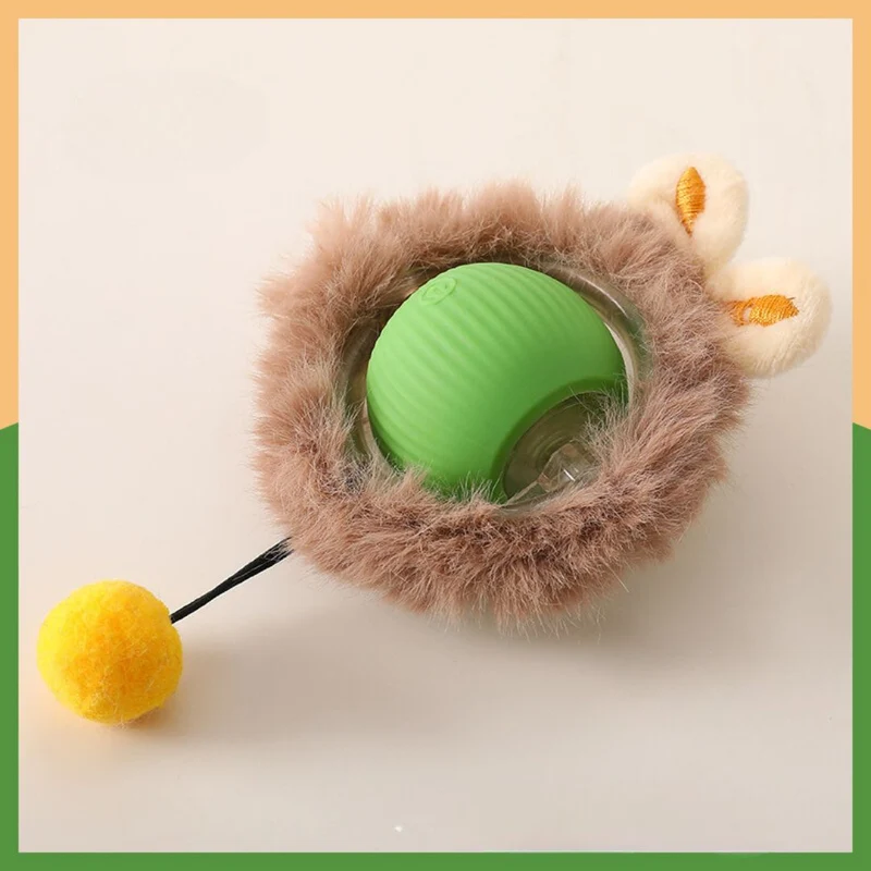 Interaktiver Spielball mit Schwanz für Katzen