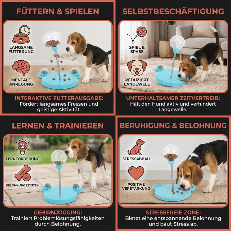 Wackelndes Hunde Leckerli Spielzeug