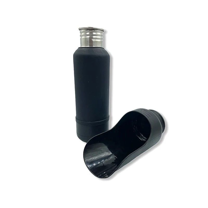 Wasserflasche H2O, Schwarz