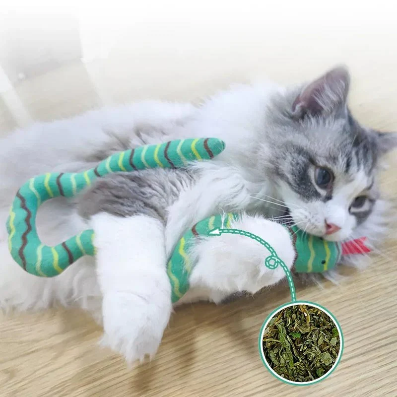 Katzenminze Schlangen-Spielzeug
