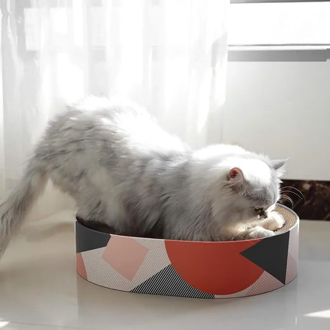 Luxuriöses Katzen Kratzbett aus Karton
