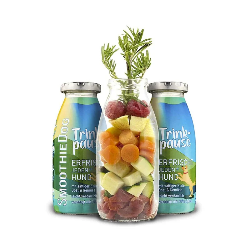 Hundesmoothie, Trinkpause Ente