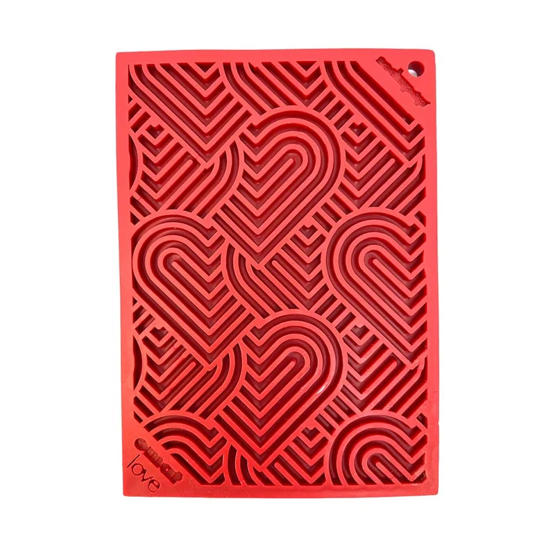 Leckmatte Red Hearts
