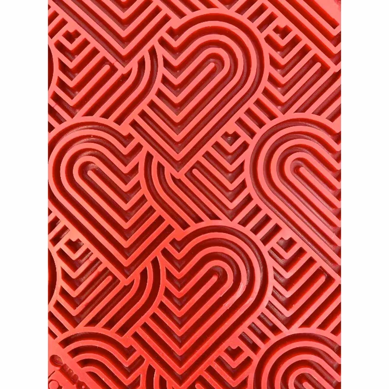 Leckmatte Red Hearts