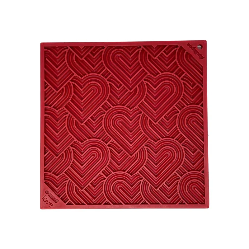 Leckmatte Red Hearts