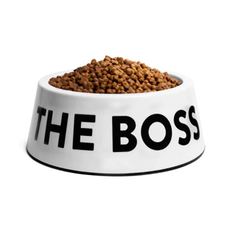 Hundenapf The Boss white