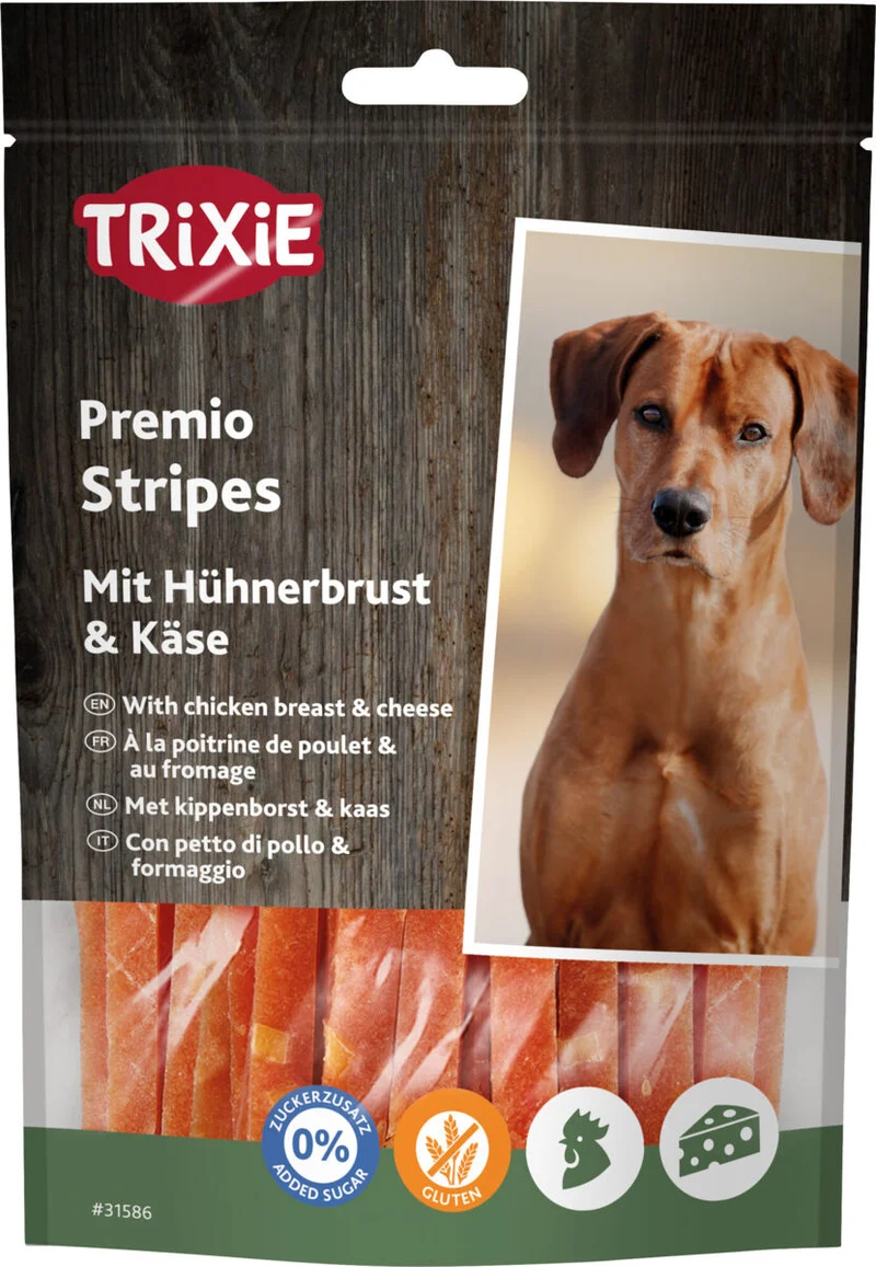 Stripes mit Hühnerbrust & Käse