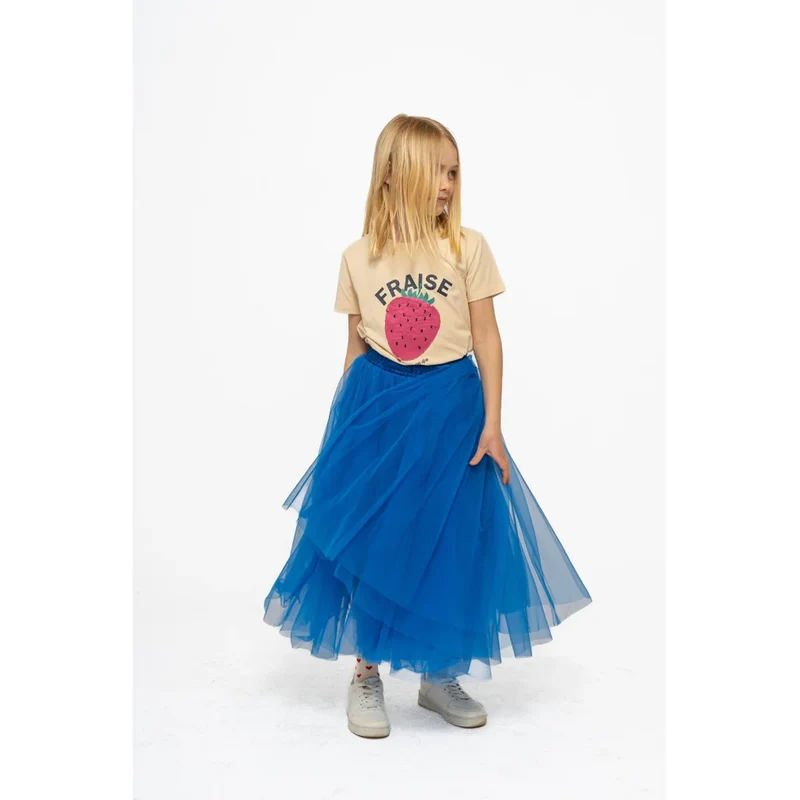 TNNanny OS S_S Tee-White Swan Striped