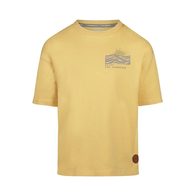 Koko Noko-T-shirt ss loose fit dropped shoulder-Yellow